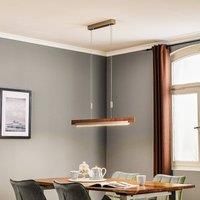Rothfels Keijo LED hanging nickel/walnut 83 cm