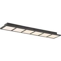 Lindby Raymie LED ceiling light length 84 cm, RGBW