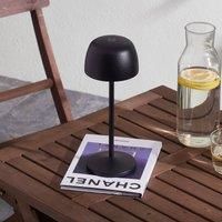 Lindby Arietty LED battery table lamp, black