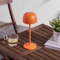 Lindby Arietty LED battery table lamp orange