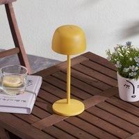 Lindby Arietty LED battery table lamp, yellow