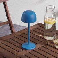 Lindby Arietty LED battery table lamp, blue