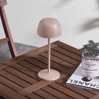 Lindby Arietty LED battery table lamp, sand beige