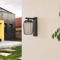 Lucande Chandan outdoor wall light 30.1 cm sensor