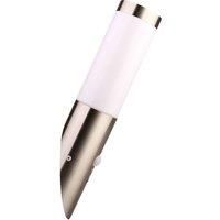 Lindby Statius wall torch stainless steel sensor