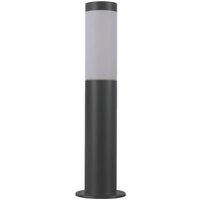 Lindby Statius pillar lamp stainless steel opal