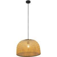 Lindby Dabila pendant light bamboo 45 cm 1-bulb