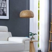 Lindby Jadwiga pendant light 45 cm bamboo