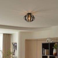 Lindby Ceiling Light /'Tamira/' dimmable in Black Made of Metal for e.g. Living Room & Dining Room (1 Light Source, E27) from Ceiling lamp, lamp