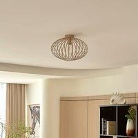 Lindby Ceiling Light /'Maivi/' dimmable (Modern) in Silver Made of Metal for e.g. Living Room & Dining Room (1 Light Source, E27) from Ceiling lamp, lamp