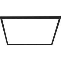 Lindby Lamin LED panel square black 39,5 cm