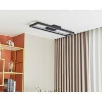 Lucande Tjado LED ceiling light 100 cm black