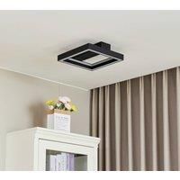 Lucande Tjado LED ceiling light 30 cm black