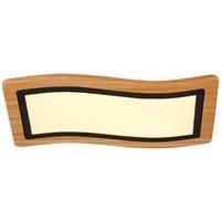 Lucande Joren LED ceiling light wood 1-bulb