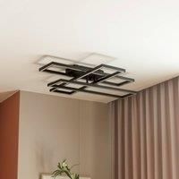 Lucande Tjado LED ceiling lamp rectangle 3-bulb