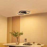 Lucande Tjado LED ceiling lamp round 2-bulb