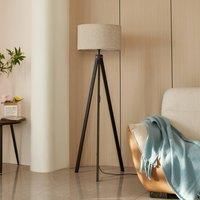 Lindby Herry floor lamp fabric lampshade