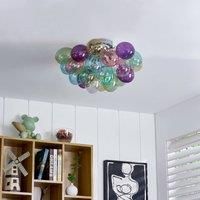 Lucande Diborah ceiling light, colourful, 50 cm