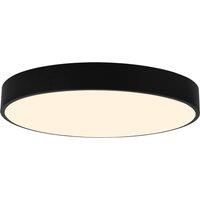 Lindby Innes LED ceiling lamp black 48 cm smart