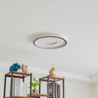 Lindby Edenia LED ceiling light black/white CCT