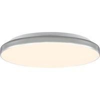 Lindby Comora LED ceiling lamp chrome IP44 3,000 K