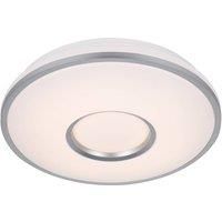 Lindby Furgo LED ceiling light IP44 chrome