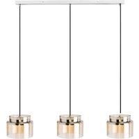Lucande Ceiling Light /'Diano/' (Design) in Cream Made of Glass for e.g. Living Room & Dining Room (3 Light Sources, GX53) from Pendant Lighting, lamp, Hanging lamp, lamp, Ceiling lamp, Hanging Light