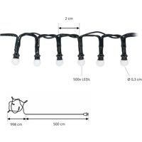 Lindby Miyu LED fairy lights, timer 15 m 1,800 K