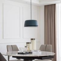 Lucande Faelinor LED pendant light blue 17cm