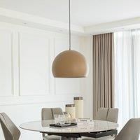 Lucande Lythara LED pendant light brown 50cm