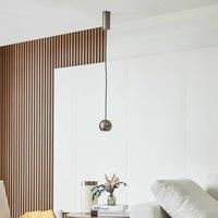 Lucande Faelinor LED pendant light nickel 9cm