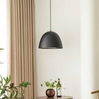 Lucande Delarion pendant light, black/brass