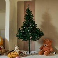 Lindby Motje LED fairy lights, globes, red, green