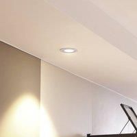 Arcchio Spotlight Recessed /'Jyra/' dimmable (Modern) in White Made of Aluminium for e.g. Living Room & Dining Room (1 Light Source,) from high-Voltage Spotlight, Spotlight, recessed Light, Ceiling