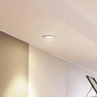 Arcchio Spotlight Recessed /'Aryx/' dimmable (Modern) in White Made of Aluminium for e.g. Living Room & Dining Room (1 Light Source,) from high-Voltage Spotlight, Spotlight, recessed Light, Ceiling