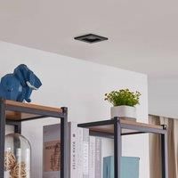 Lindby Thorid downlight, black, set of 10