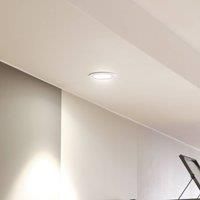 Arcchio Spotlight Recessed /'Aryx/' dimmable (Modern) in White Made of Aluminium for e.g. Living Room & Dining Room (1 Light Source,) from high-Voltage Spotlight, Spotlight, recessed Light, Ceiling