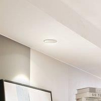Arcchio Spotlight Recessed /'Niria/' dimmable (Modern) in White Made of Aluminium for e.g. Living Room & Dining Room (1 Light Source,) from high-Voltage Spotlight, Spotlight, recessed Light, Ceiling