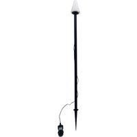 Lindby LED ground spike light Selinda, black, height 100 cm