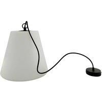 Lindby Alaida outdoor hanging truncated cone white