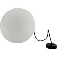 Lindby Alea outdoor hanging light, globe, white