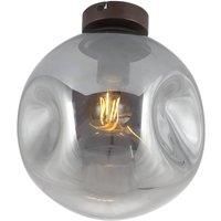 Lindby Ceiling Light /'Valentina/' dimmable (Modern) in Silver Made of Glass for e.g. Hallway (1 Light Source, E27) from Ceiling lamp, lamp