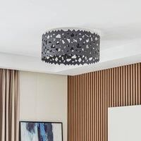 Lucande Aeloria ceiling light, black, iron