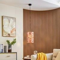 Lucande Aeloria pendant light copper 25 cm iron