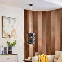 Lucande Aeloria pendant light black 25 cm iron