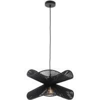 Lindby Valdorin pendant light, double-layered, black