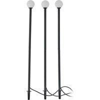 Lindby /'Freydis/' (Modern) in Black Made of Aluminium (1 Light Source,) from