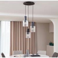 Lucande Ceiling Light /'EIrian/' dimmable (Modern) in Clear Made of Metal for e.g. Living Room & Dining Room (3 Light Sources, E27) from Pendant Lighting, lamp, Hanging lamp, lamp, Ceiling lamp