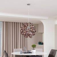 Lucande Kaelor pendant light, copper, 60 cm