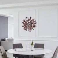 Lucande Kaelor pendant light, copper, 46 cm